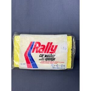 Vintage Rally Car Washer Sponge NOS